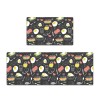 Durable non slip floor mat leather kitchen floor mat wash free PVC floor mat kitchen floor mat