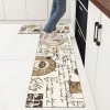 Durable non slip floor mat leather kitchen floor mat wash free oil proof Waterproof PVC floor mat kitchen