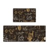 Durable non slip floor mat leather kitchen floor mat wash free oil proof Waterproof PVC floor mat kitchen