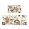 Durable non slip floor mat leather kitchen floor mat wash free oil proof Waterproof PVC floor mat kitchen