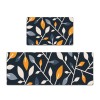 Modern simple floor mat leather kitchen floor mat wash free PVC floor mat kitchen floor mat waterproof