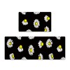Modern simple floor mat leather kitchen floor mat wash free PVC floor mat kitchen floor mat waterproof