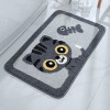Cartoon bathroom bathroom water absorption non slip floor mat bedroom children's room carpet lovely little duck into the door mat