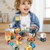Intellectual children's magnetic building blocks DIY early education magnetic film assembling toy Variety magnetic ball track