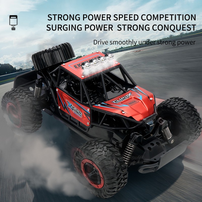 Alloy remote control car high-speed rechargeable children's climbing car mountain off-road vehicle rc remote control car model toy