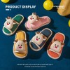 Children's linen slippers