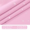 Environmental protection thickened shading curtain cloth heat insulation ring Star printing children's bedroom finished curtain
