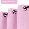 Environmental protection thickened shading curtain cloth heat insulation ring Star printing children's bedroom finished curtain
