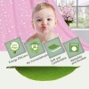 Environmental protection thickened shading curtain cloth heat insulation ring Star printing children's bedroom finished curtain