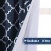 Environmental protection thickened shading curtain cloth thermal insulation Moroccan printing bedroom living room Nordic finished curtain
