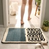 Simple light luxury toilet water absorption floor mat household bathroom door anti-skid mat entrance mat