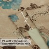 Thickened shading curtain cloth modern simple pole bow classic Flower Printed finished curtain