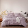 Extra wide seersucker three piece set craft duvet cover bedding home textile
