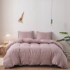 Dense pattern seersucker three piece set craft duvet cover bedding home textile