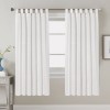 Linen blended semi transparent curtain cloth living room bedroom hanging curtain solid color light luxury finished fabric curtain window screen