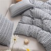 Seersucker three piece set duvet cover bedding home textile