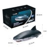 wish2.4G simulation shark remote control boat high-speed and long-lasting endurance children's electric water boat toy boat