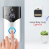 Wireless doorbell graffiti smart home 1080p dark night vision remote monitoring low-power intercom visual doorbell