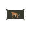 American idyllic light luxury living room sofa leopard pillow retro cushion bedside office pillow Pillowcase