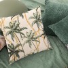 American frosted velvet printed pillow case pillow light luxury model guest hall pillow sofa cushion