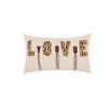 American frosted velvet printed pillow case pillow light luxury model guest hall pillow sofa cushion
