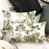 Nordic short plush digital printing pillow cover tropical rain forest style home style board room decorative pillow cushion