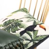 Nordic short plush digital printing pillow cover tropical rain forest style home style board room decorative pillow cushion