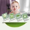Rice grain hemp Nordic window curtain fabric bedroom children's perforated sound insulation shading curtain finished product