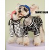 Pet clothes spring and summer letters contrast color sweater Teddy Chenery than bear firewood dog fadou cat dog clothes
