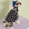 Pet clothes spring and summer letters contrast color sweater Teddy Chenery than bear firewood dog fadou cat dog clothes