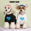 Pet clothes summer thin love cloud T-shirt Teddy Schnauzer FAW firewood dog cat than bear dog clothes
