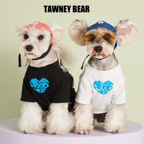 Pet clothes summer thin love cloud T-shirt Teddy Schnauzer FAW firewood dog cat than bear dog clothes
