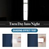 American matte coating sound insulation full shading curtain shading cloth bandage high-grade solid color bedroom curtain cloth
