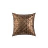 Simple light luxury PU leather pillow cover living room sofa waist pillow back cushion cover model room woven leather pillow