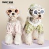 Pet clothes spring and summer lace flower shirt Teddy Schnauzer FAW firewood dog cat than bear dog clothes