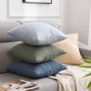 Nordic solid color lamb cashmere plush pillow back cushion bedside sofa pillow Teddy cashmere pillow cover cushion cover