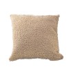 Nordic solid color lamb cashmere plush pillow back cushion bedside sofa pillow Teddy cashmere pillow cover cushion cover
