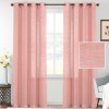 Linen window screen is translucent and impenetrable. Modern simple pure color American finished window screen living room children's curtain