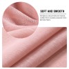 Linen window screen is translucent and impenetrable. Modern simple pure color American finished window screen living room children's curtain