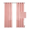 Linen window screen is translucent and impenetrable. Modern simple pure color American finished window screen living room children's curtain