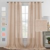 Linen window screen is translucent and impenetrable. Modern simple pure color American finished window screen living room children's curtain