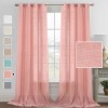 Linen window screen is translucent and impenetrable. Modern simple pure color American finished window screen living room children's curtain