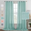 Linen window screen is translucent and impenetrable. Modern simple pure color American finished window screen living room children's curtain