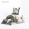 American country retro Plush printed pillow cover living room sofa pillow cushion light luxury model room pillow