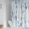 Home shower curtain watercolor flower plant tropical leaf shower curtain set printed Polyester Waterproof Shower Curtain