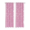 Hot silver shading cloth high-grade shading curtain finished perforated curtain American children's bedroom style curtain cloth