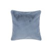Modern simple Plush solid color pillow cushion imitation rabbit hair pillow bedside pillow cover waist cushion sofa waist pillow