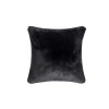 Modern simple Plush solid color pillow cushion imitation rabbit hair pillow bedside pillow cover waist cushion sofa waist pillow