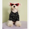 Pet clothes spring and summer letters cowboy shirt Teddy Schnauzer FAW firewood dog cat than bear dog clothes