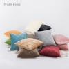 Modern simple pure Dutch velvet hand woven knotting pillow case three-dimensional diamond American sofa pillow cushion